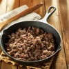 Ground Bison in a Skillet