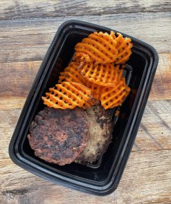 The Basic (Turkey Burger & Sweet Potato Fries)