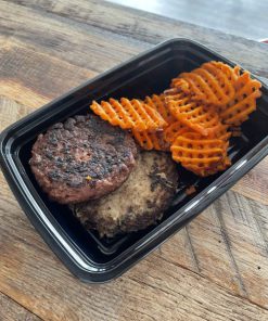Alternative view of The Basic (Turkey Burger & Sweet Potato Fries)