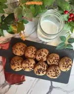 Jacked-Chip Peanut Butter Cookies