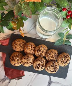 Jacked-Chip Peanut Butter Cookies