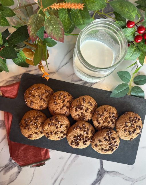 Jacked-Chip Peanut Butter Cookies
